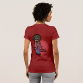 Heet mama. (backstyle) t-shirt (Achterkant volledig)
