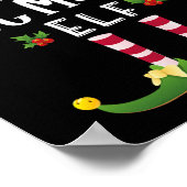 Heet Mama Kerst Elf Bijpassende Pyjama Kerstmis Fe Poster (Hoek)