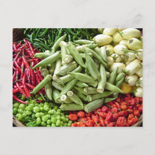 Heet Materiaal - de Afrikaanse Peper van de Briefkaart (Voorkant)