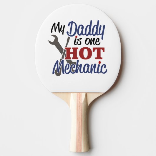 Heet Meester Monteur Tafeltennisbatje (Voorkant)