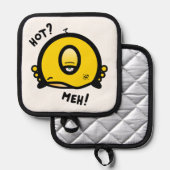 Heet? Meh! Keukendilemma Pannenlap (Voorkant / Achterkant)