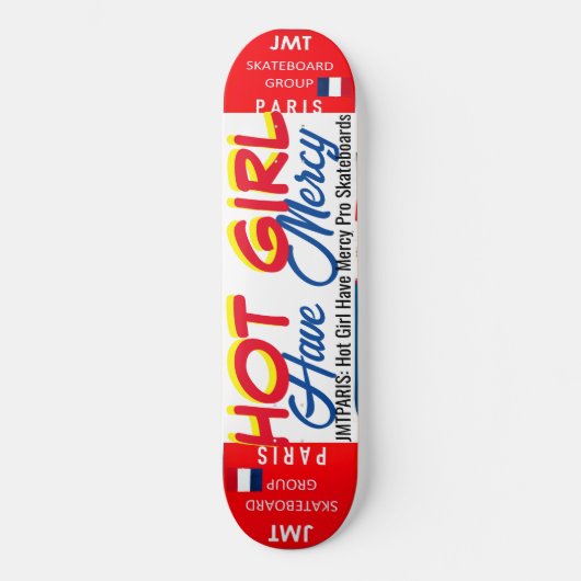 HEET MEISJE JMT PARIJS 8 1/4" Skateboard Deck (Voorkant)