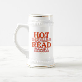 Heet Meisje Leest Boeken Bierpul