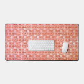 Heet Meisje Leest Boeken Bureaumat (Keyboard & Muis)