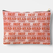 Heet meisje leest boeken etui (Achterkant)