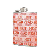 Heet Meisje Leest Boeken Heupfles (Links)