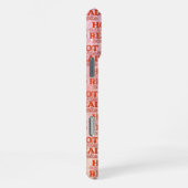 Heet meisje leest boeken iPhone hoesje (Rechterkant)