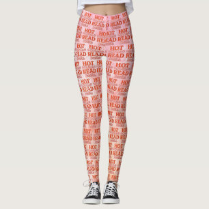 Heet meisje leest boeken leggings