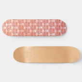 Heet meisje leest boeken persoonlijk skateboard (Horizontaal)