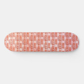 Heet meisje leest boeken persoonlijk skateboard (Horizontaal)