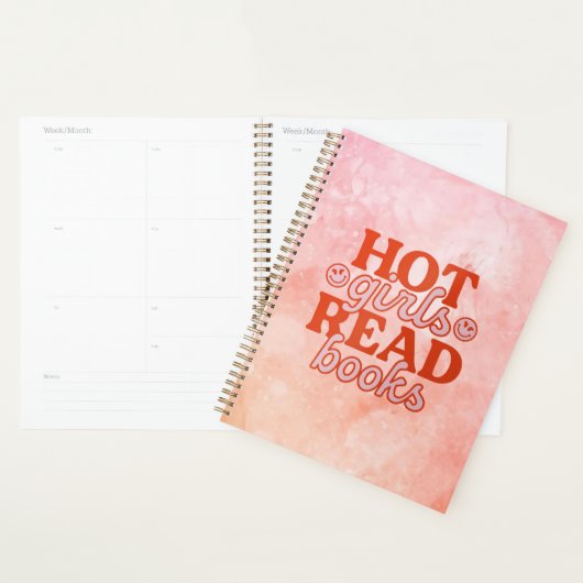Heet Meisje Leest Boeken Planner (Display)