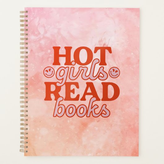 Heet Meisje Leest Boeken Planner (Voorkant)