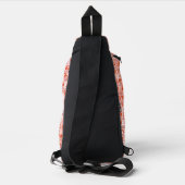Heet meisje leest boeken sling bag (Achterkant)