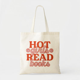 Heet Meisje Leest Boeken Tote Bag