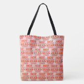 Heet Meisje Leest Boeken Tote Bag (Achterkant)