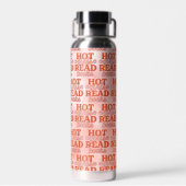 Heet meisje leest boeken waterfles (Achterkant)