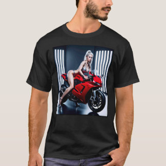 Heet meisje op T-shirt voor mannen - Blondine & Mo