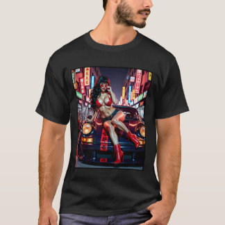 Heet meisje op T-shirt voor mannen - Seksmodel & E