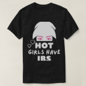 Heet Meisjes Hebben IBS Gepaste Scoop T-shirt (Design voorkant)