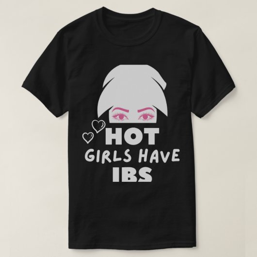 Heet Meisjes Hebben IBS Gepaste Scoop T-shirt (Design voorkant)