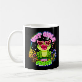 Heet meisjes houden van kikkers Funny Schattig Kik Koffiemok