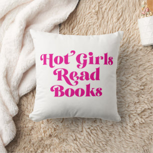 Heet Meisjes Lees Boeken Kussen