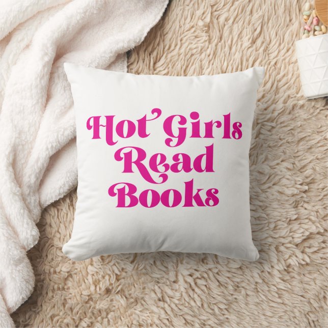 Heet Meisjes Lees Boeken Kussen (Deken)