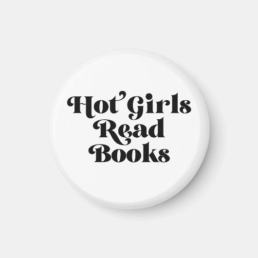 Heet Meisjes Lees Boeken Magneet (Voorkant)