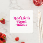 Heet Meisjes Lees Boeken Servet (Insitu)