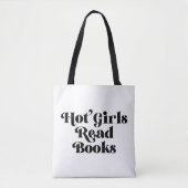 Heet Meisjes Lees Boeken Tote Bag (Voorkant)