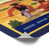Heet Merk Californië Groenten Poster (Hoek)