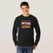 Heet Moeder Zomer Grafisch Strand T-shirt (Voorkant volledig)