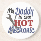 Heet monteur papa zandsteen onderzetter (Voorkant)