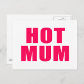 Heet Mum Briefkaart (Voorkant / Achterkant)