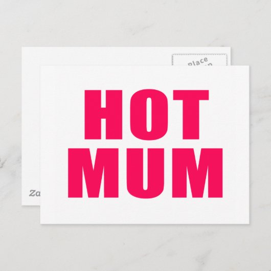 Heet Mum Briefkaart (Voorkant / Achterkant)