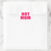 Heet Mum Ronde Sticker (Tas)