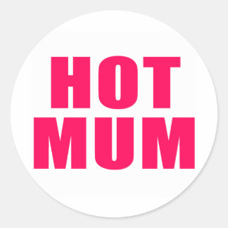 Heet Mum Ronde Sticker