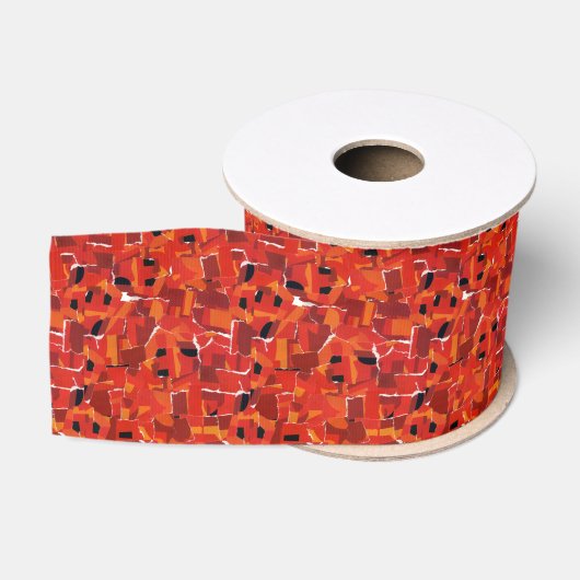 Heet namaak mozaïekcollage grosgrain lint (Spoel)
