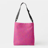 Heet Net Roze Crossbody Tas (Achterkant)