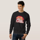 Heet Oink Heet Pig Eating Pepper Cute Food Trui (Voorkant volledig)
