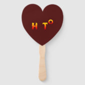 Heet | Opwarming van de aarde Handwaaier (Achterkant)