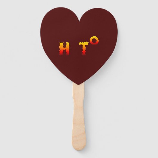 Heet | Opwarming van de aarde Handwaaier (Voorkant)