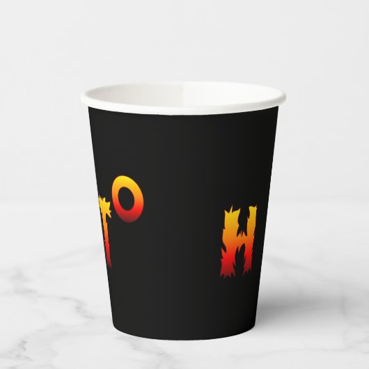 Heet | Opwarming van de aarde Papieren Bekers (Links)