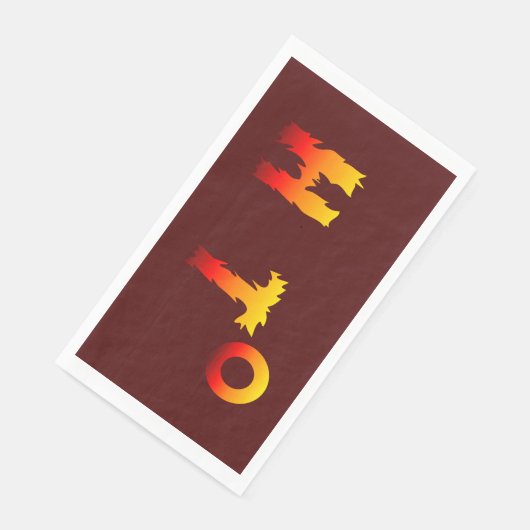 Heet | Opwarming van de aarde Servet (Hoek)