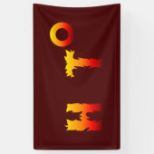Heet | Opwarming van de aarde Spandoek (Verticaal)