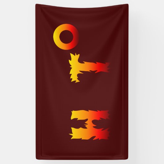 Heet | Opwarming van de aarde Spandoek (Verticaal)