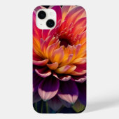 Heet Oranje en Roze Dahlia Bloem Case-Mate iPhone Case (Achterkant)