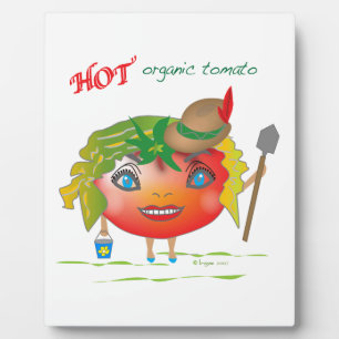Heet Organische Tomaat Fotoplaat
