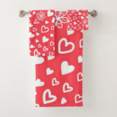 Heet patroon bad handdoek (Insitu)