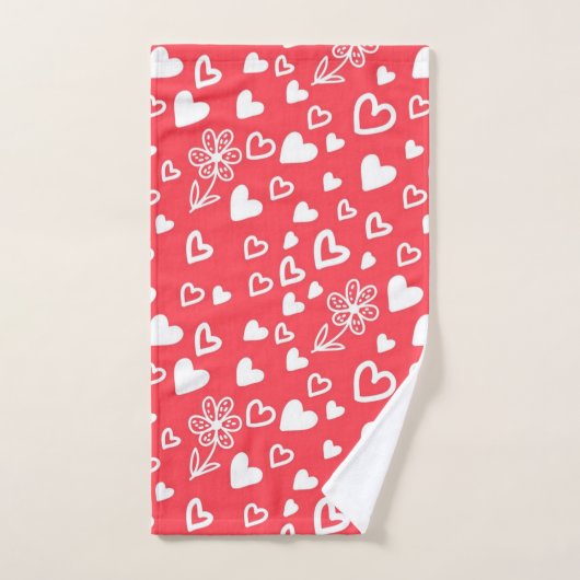 Heet patroon bad handdoek (Handdoek)